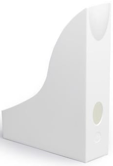 picture of Durable - Magazine Rack Basic - White - 230 x 70 x 305mm - Pack of 6 - [DL-1701711010]