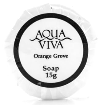 Picture of Aqua Viva 15 Gram Soap - Box of 250 - [MCS-AV15S250]