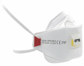 Picture of ERA 9310 FFP3 V NR D Tri-fold Disposable Valved Mask - Pack of 10 - [ER-9310]