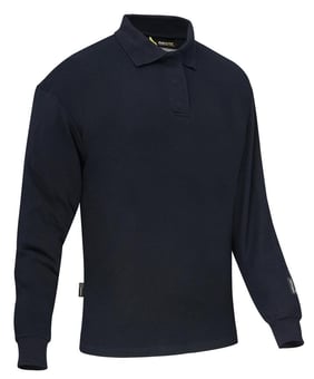 Picture of ProGarm - ARC Long Sleeved Navy Blue Polo Shirt - PG-5200