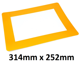 picture of Heskins ColorCover Self-Adhesive Custom Signs Yellow - 314mm x 252mm - [HE-H6907Y-314]