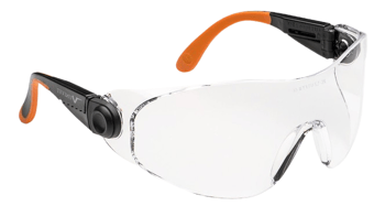 picture of 529 UNIVET Wraparound Safety Spectacles with Clear Lens with a “K” Rated Anti-Scratch Coating - [UV-529.00.05.00]