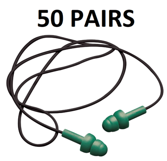picture of MSA - RIGHT Reusable Ear Plugs - Corded - SNR 23 - 50 Pairs - [MS-10087450]