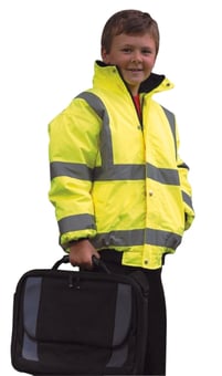 picture of Children's High Visibility Bomber Jacket - EN1150 - YO-HVP211CH