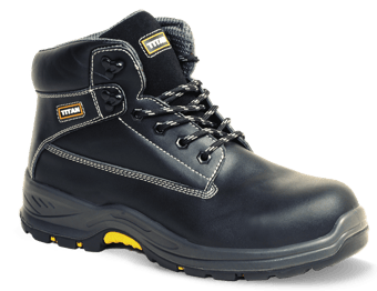 Picture of Titan Holton Black Smooth Leather Safety Boot - [TW-HOLTON-BLACK]