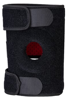 picture of Portwest PW84 - Open Patella Knee Support - Black - [PW-PW84BKR]
