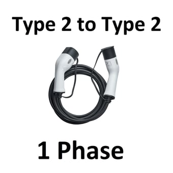 picture of Electric Vehicle Charging Cable - 1 Phase - Type 2 to Type 2 - [RA-RCC21605]