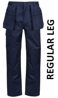 picture of Regatta Men's Pro Cargo Holster Trouser - Navy Blue - Regular Leg - BT-TRJ501R-NVY - (DISC-R)