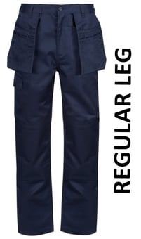 picture of Regatta Men's Pro Cargo Holster Trouser - Navy Blue - Regular Leg - BT-TRJ501R-NVY