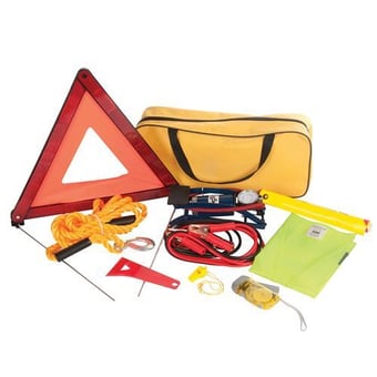 picture of Amazing Value Car Emergency Kit 9pce - In Yellow Case - [SI-933429]
