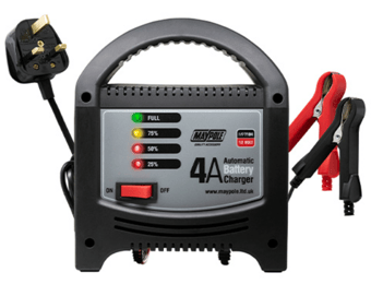 picture of Maypole MP7104 Automatic Battery Charger 4A 12V LED - [MPO-7104]