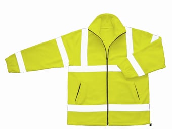 Picture of Hi Vis Fleece Safety Jacket Yellow - BI-98 - (NICE)