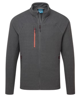 picture of Portwest EV480 - EV4 Textured Fleece Jacket - Metal Grey - PW-EV480MGR