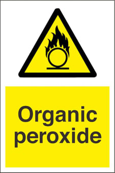 picture of Organic Peroxide Sign - 200 x 300Hmm - Rigid Plastic - [AS-WA149-RP]