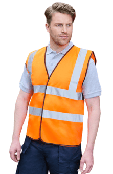 Picture of Warrior Orange Hi Vis Waistcoat - AP-AA91OR