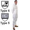 picture of Type 5&6 Particle Protection Disposable Coveralls