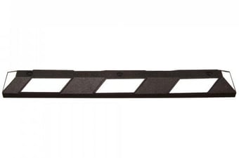 Picture of TRAFFIC-LINE Park-Aid Wheel Stop - 1200mmL - Black/White - Complete with Fixings - [MV-284.24.168]