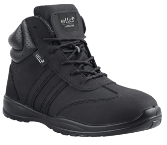 picture of Ella Jasmine Black Nubuck Leather Safety Boot - S3S SR FO - TW-JASMINE-BLACK