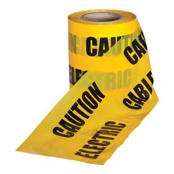 Picture of Prosolve Underground Warning Tape - Electric Cable Yellow - [PV-ELECT]
