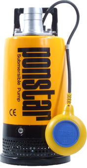 picture of Koshin Ponstar PBX-55022A 240 Volt Heavy Duty Automatic Contractors Submersible Pump - [HC-PNSTR240A] 