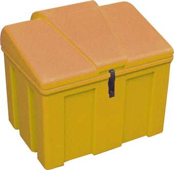 picture of Outdoor 110 lt Capacity Yellow Fine Particle Storage Unit - With Toggle Clip - Grit and Salt Bin - JO-JBS110P-COYE - (HP) - (DISC-R)