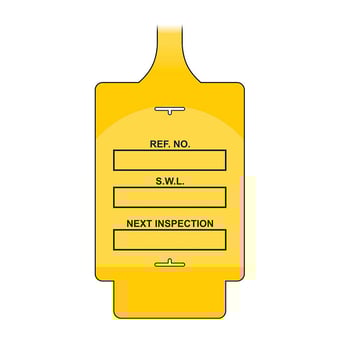 picture of AssetTag Flex - SWL - Pack of 10 - Yellow - [CI-TGF0410Y]