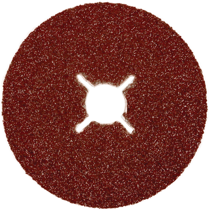 picture of Abracs Fibre Sanding Discs 125mm x 22mm - 36 Grit AL/OX - 12,200 Max RPM - Box of 25 - [ABR-ABFD125036A]