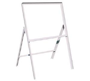 Picture of Metal Frame 600 x 600mm Grey Angle Coated Iron With Clips -  Sign Size 600 x 600mm - [AS-ST6]