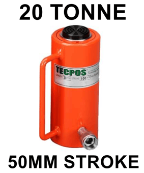 picture of Tecpos Single Acting Cylinder - 20 Tonne - 50mm Stroke - [GT-TS205]