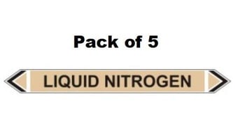 picture of Flow Marker - Liquid Nitrogen - Yellow Ochre - Pack of 5 - [CI-13439]