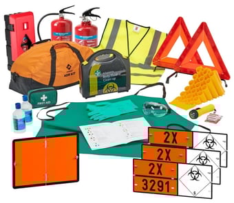 picture of Hazchem Class 6.2 Infectious Substance/Medical Waste ADR Complete Kit For HGVs - [HZ-DK0042] - (LP)