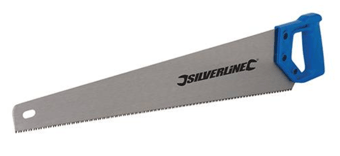 Picture of Silverline Hardpoint Saw - 550mm 7tpi - Steel Polished Blade With Blue 300c Handle - [SI-196516]