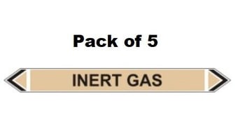 picture of Flow Marker - Inert Gas - Yellow Ochre - Pack of 5 - [CI-13438]