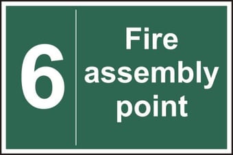 Picture of Spectrum Fire assembly point 6 - RPVC 600 x 400mm - SCXO-CI-12088