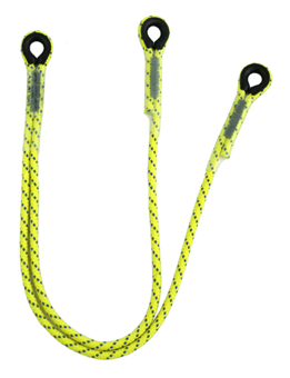 picture of G-Force Y Restraint Rope Lanyard - Thimble Eye At Each End 1m - [GF-GFLB102]