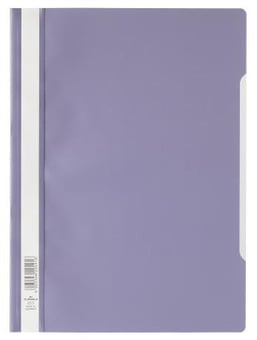 Picture of Durable - Clear View Folder A4 - Light Purple - Pack of 25 - [DL-252312]