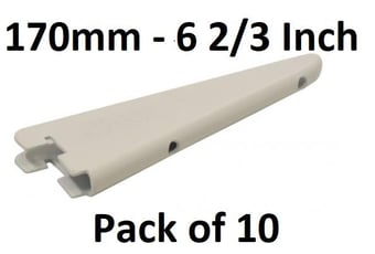 picture of Twin Track Shelving Bracket - 170mm - Pack of 10 - [CI-AB11L]