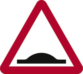 Picture of Spectrum 600mm Tri. Dibond ‘Speed Bumps’ Road Sign - Without Channel - [SCXO-CI-13065-1]