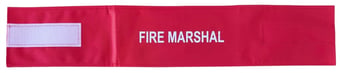 Picture of Red - Ladies Pre Printed Arm band - Fire Marshal - 10 x 45cm - Single - [IH-ARMBAND-R-FM-W-S]