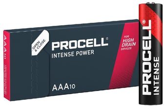 Picture of Procell - Intense Power AAA 1.5V Batteries - Pack of 10 - [HQ-IPC2400]