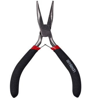 Picture of Amtech Mini Bent Nose Pliers with Spring - [DK-B3190]