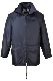 Picture of Portwest - S440 Classic Rain Navy Blue Jacket - PW-S440NAR