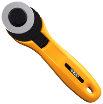 Picture of Olfa Quick-Change Rotary Cutter 45mm - [OFT-OLF/RTY2CYEL]