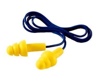 Picture of 3M E-A-R Ultrafit Earplugs, 32 dB - Corded -Reusable - Pair - [3M-UF-01-000]