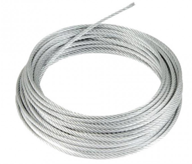 picture of 6mm (7x7) 10m Wire Rope ZP - CTRN-CI-MC143L