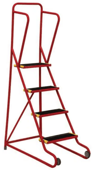 picture of Slingsby Mobile Tilt and Push Steps - 4 Treads - Red - [SLB-434941] - (LP)