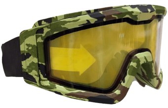 picture of Nuprol Battle Visor Dual Lens Protective Eyewear - Clear-Camo - [NP-6044D-NCCL]