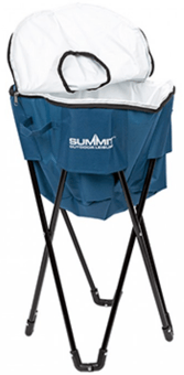 picture of Summit Folding Cooler Bag on Stand Indigo Blue - [PI-710029]