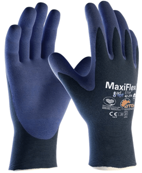 picture of MaxiFlex Elite with AD-APT Palm Coated Knitwrist Gloves - Pair - ATG-42-274