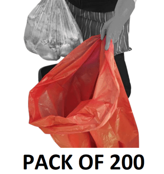 picture of Polyco Heavy Duty Sacks in a Pack Red - 90 Litres - [BM-BCOL/R]